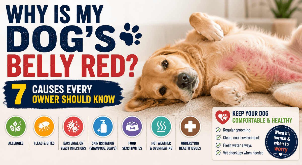 Why Is My Dog's Belly Red? Causes, Symptoms & Treatment - MeowWoof