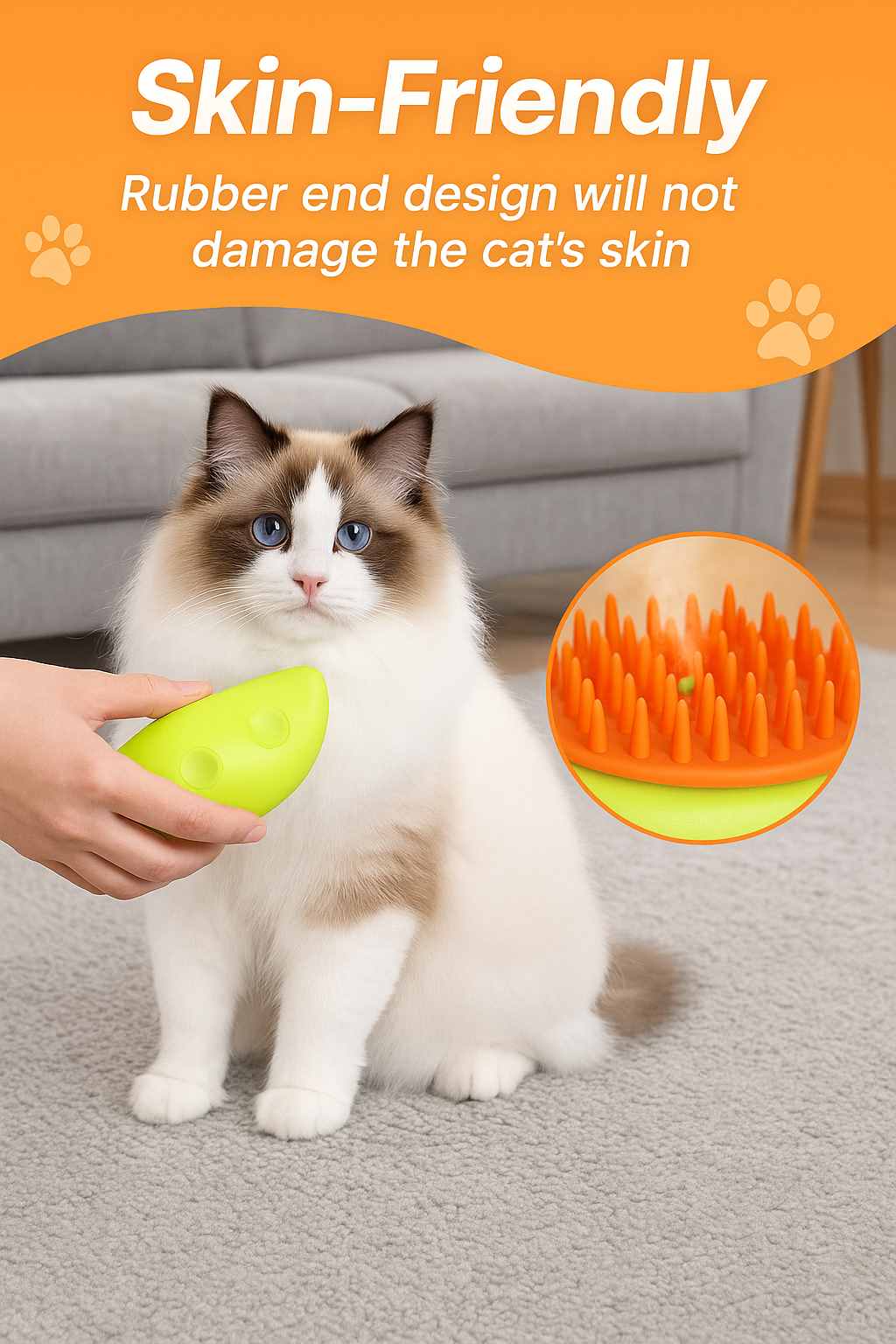 MeowWoof Steamy Brush