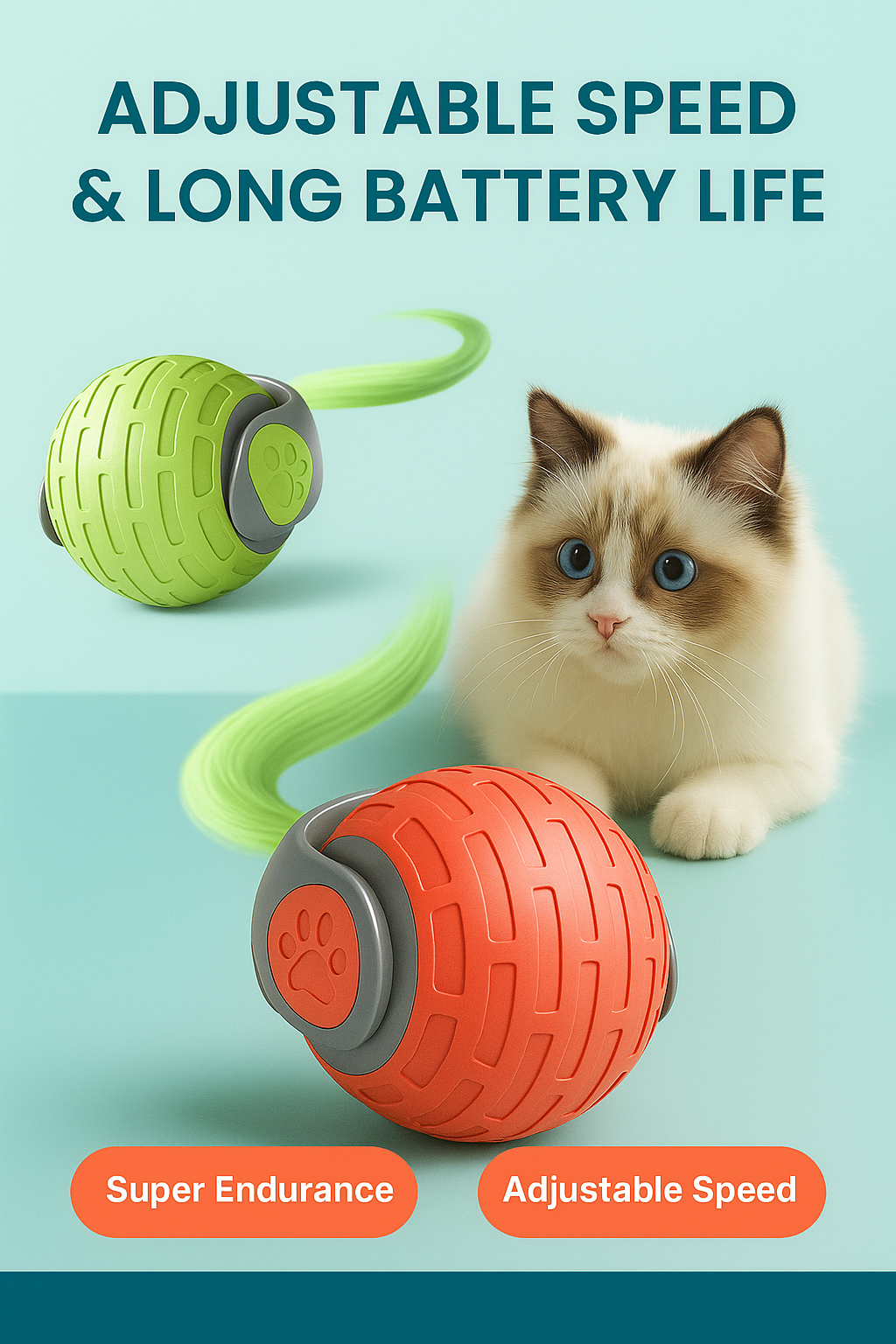Smart Interactive Cat Toys Ball