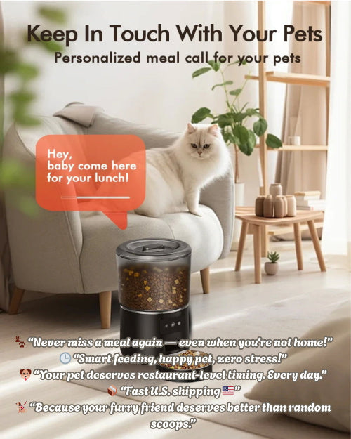 Meowwoof Automatic smart pet feeder for cats & dogs