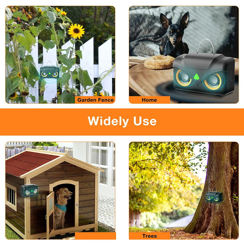 Ultrasonic Bark Suppressor Automatic Anti-barking Device for Dog Barking Control Rechargeable