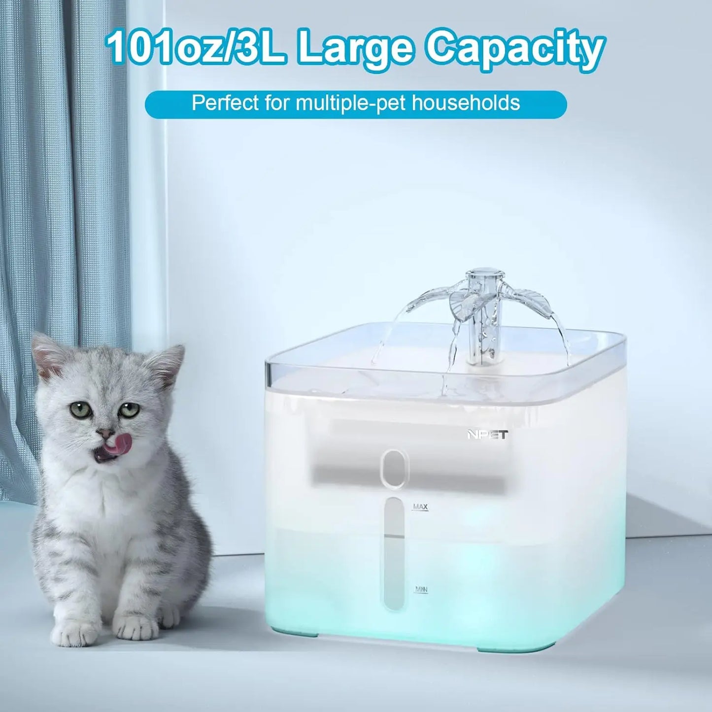 Meowwoof Cat&Dog Water Fountain