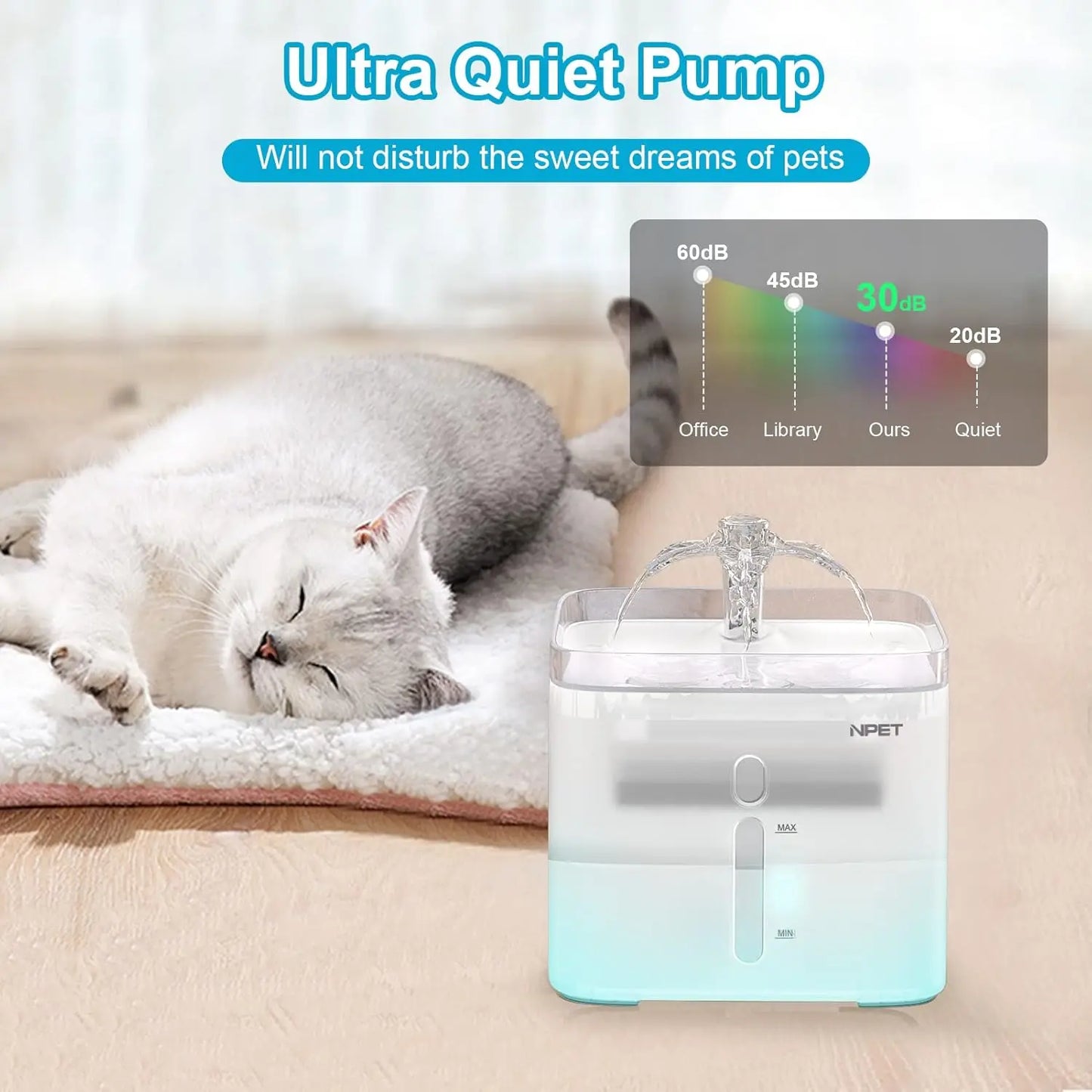 Meowwoof Cat&Dog Water Fountain