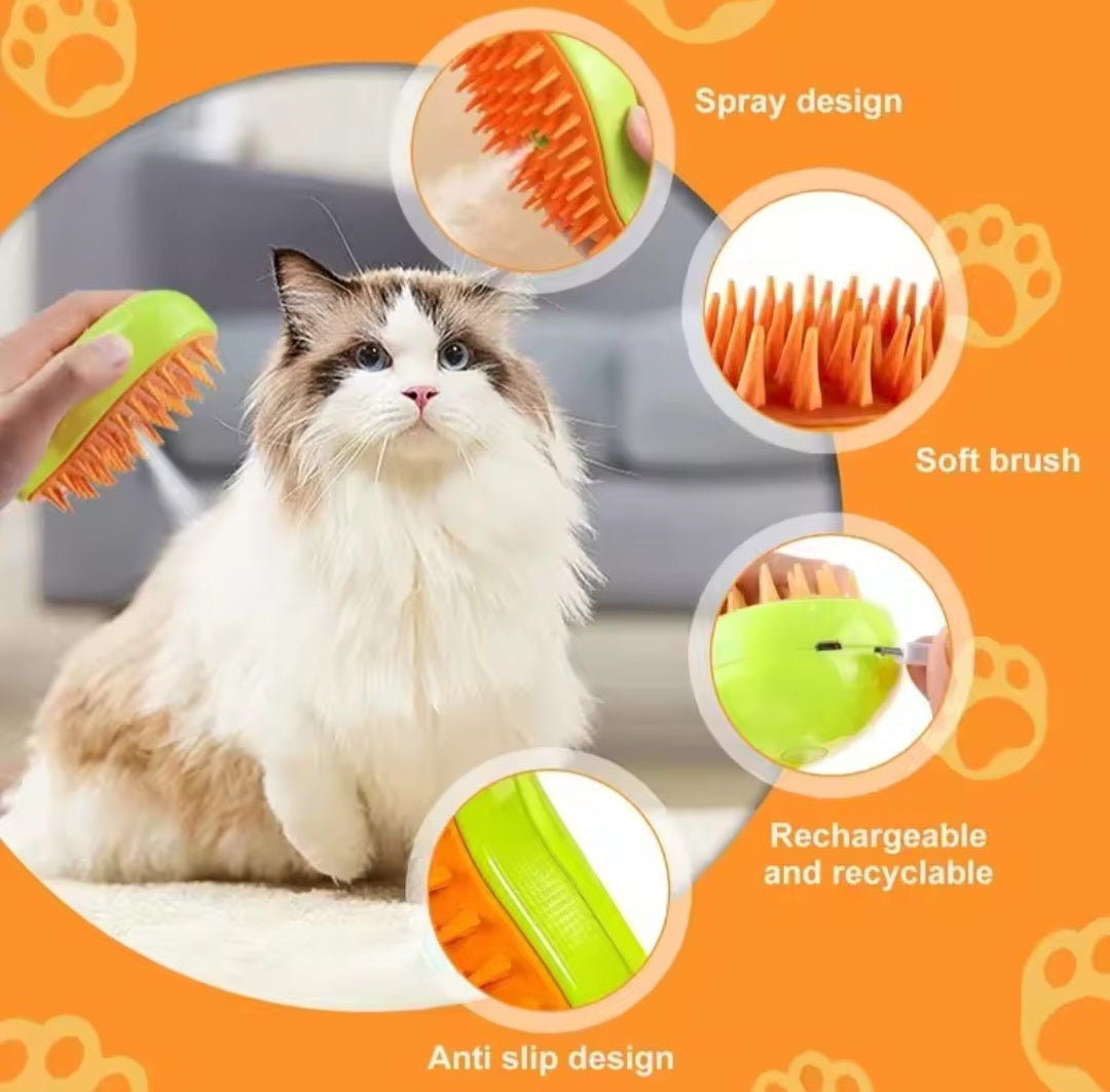 MeowWoof Steamy Brush