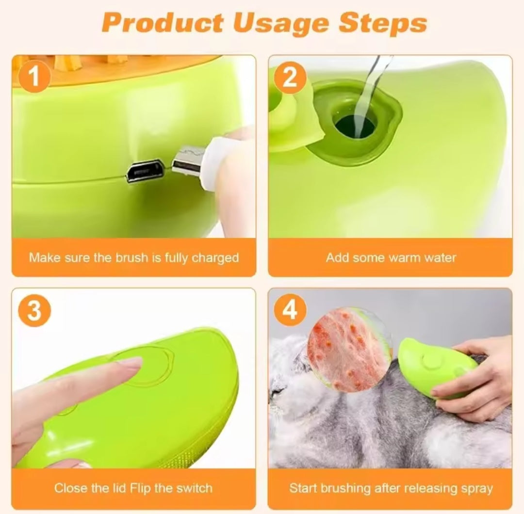 MeowWoof Steamy Brush