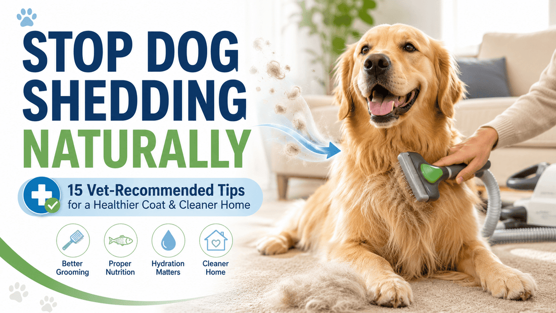 How to Stop Dog Shedding Naturally: 15 Vet-Recommended Ways That Actually Work - MeowWoof