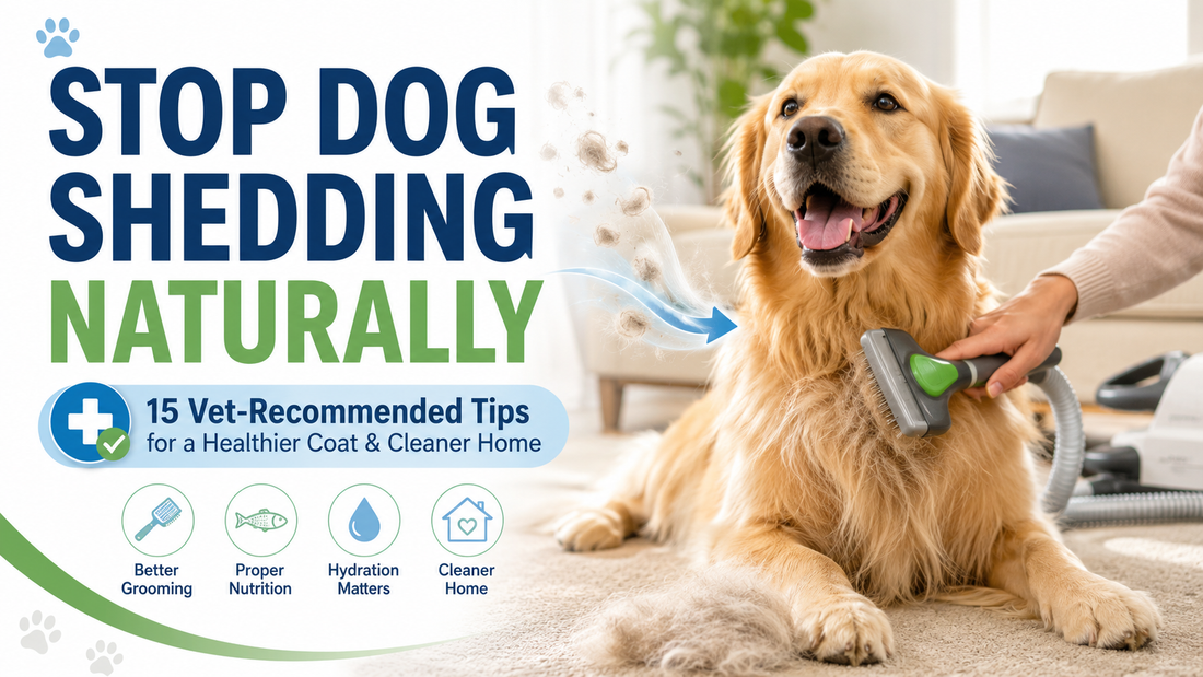 How to Stop Dog Shedding Naturally: 15 Vet-Recommended Ways That Actually Work