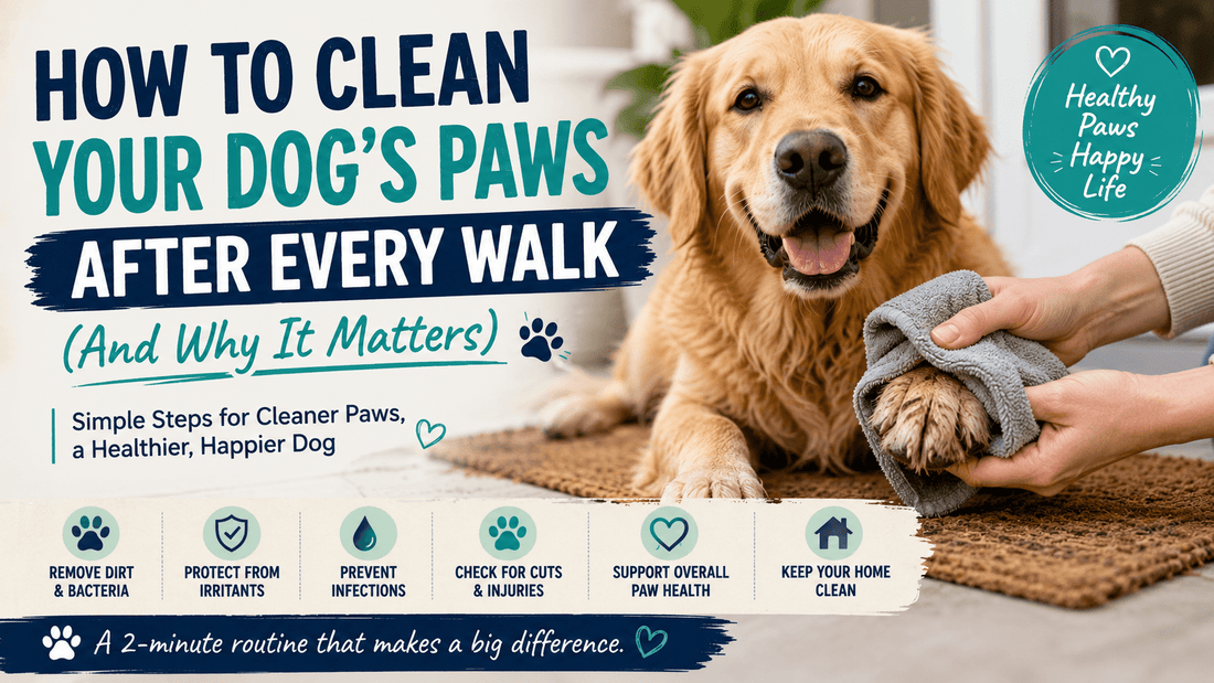 How to Clean Your Dog's Paws After Every Walk (And Why It Matters) - MeowWoof