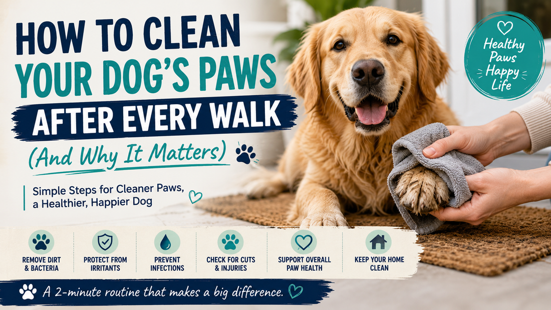 How to Clean Your Dog's Paws After Every Walk (And Why It Matters)