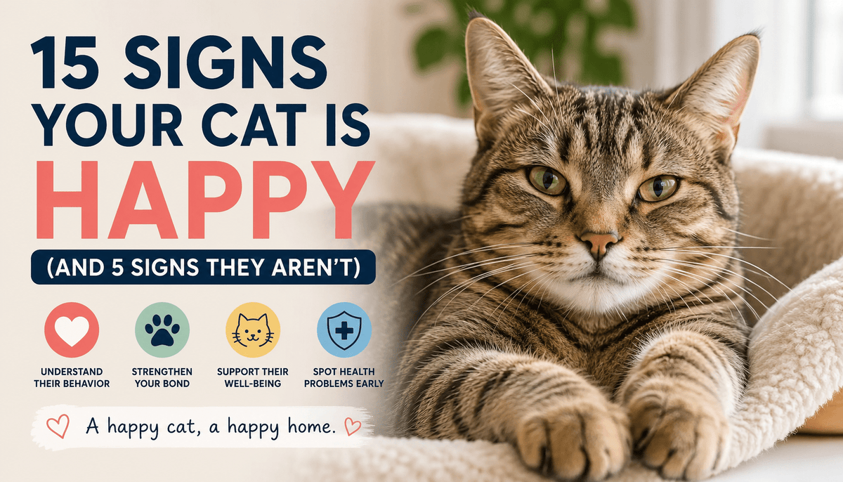 15 Signs Your Cat Is Happy (And 5 Signs They Aren't) - MeowWoof