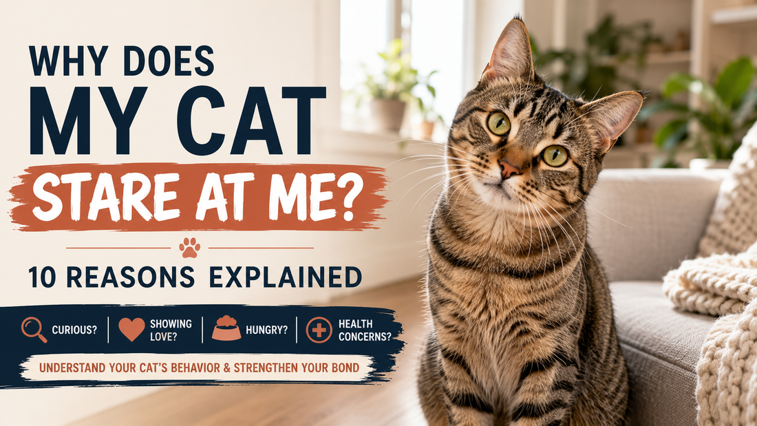 Why Does My Cat Stare at Me? 10 Reasons Explained