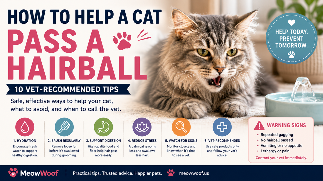 How to Help a Cat Pass a Hairball Safely: 10 Vet-Recommended Tips