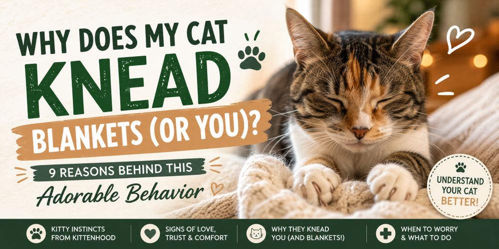 Why Does My Cat Knead Blankets (Or You)? 9 Reasons Behind This Adorable Behavior