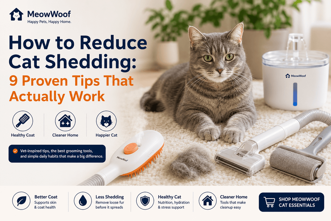 How to Reduce Cat Shedding: 9 Proven Tips That Actually Work - MeowWoof
