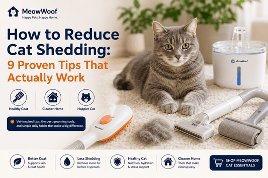 How to Reduce Cat Shedding: 9 Proven Tips That Actually Work - MeowWoof