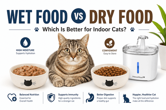 Wet Food vs Dry Food for Indoor Cats: Which Is Better? - MeowWoof