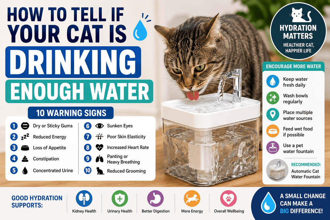 How to Tell If Your Cat Is Drinking Enough Water: 10 Warning Signs - MeowWoof