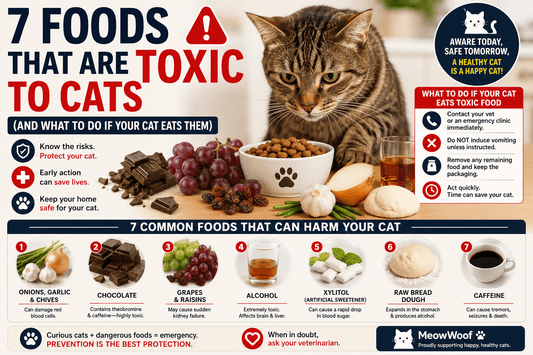 7 Foods That Are Toxic to Cats (And What to Do If Your Cat Eats Them) - MeowWoof