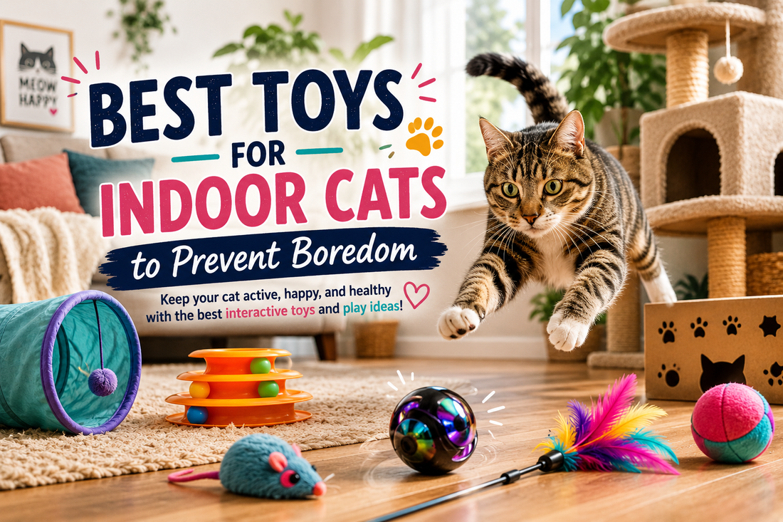 Best Toys for Indoor Cats to Prevent Boredom - MeowWoof