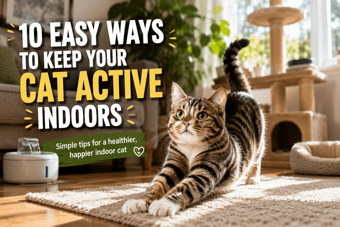 How to Keep Your Cat Active Indoors: 10 Easy Ways - MeowWoof