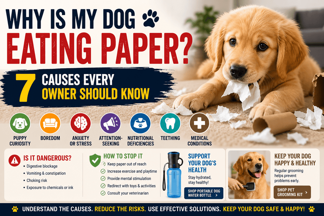 Why Is My Dog Eating Paper? Causes, Risks & How to Stop It - MeowWoof