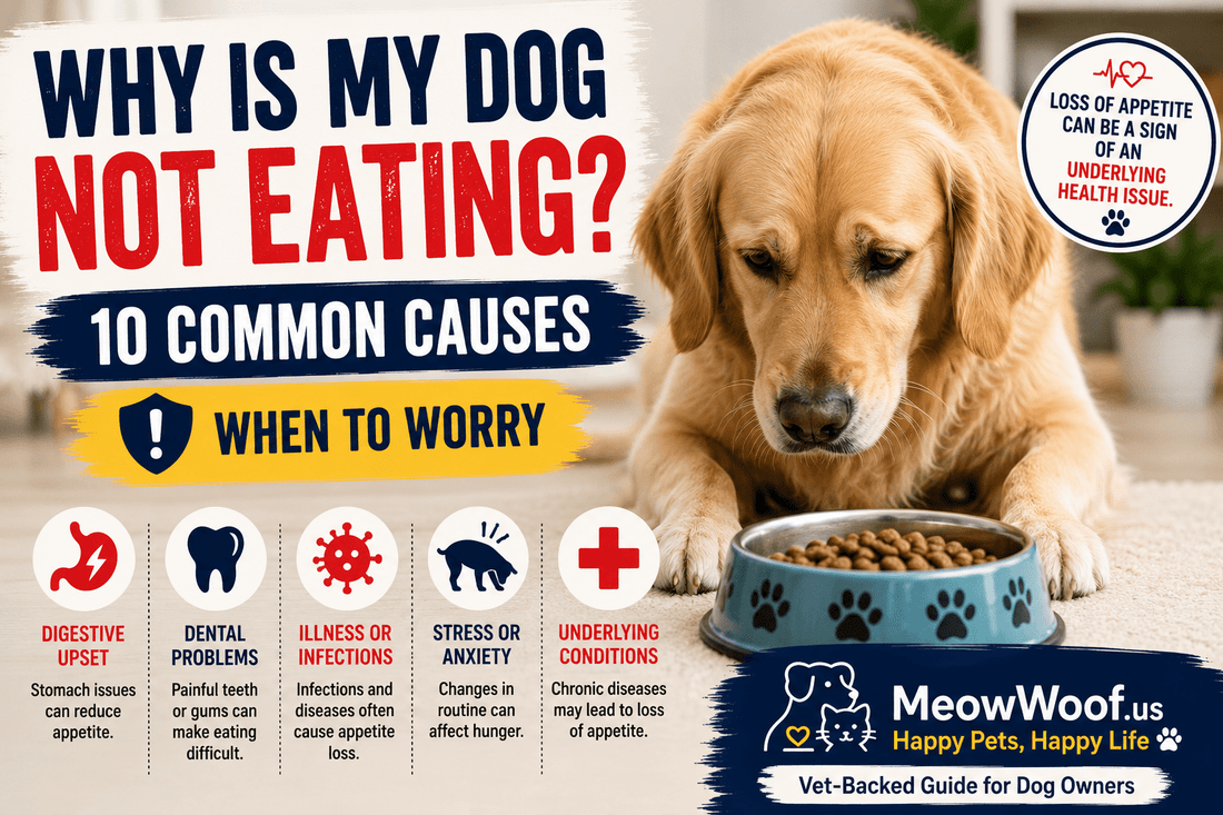 Why Is My Dog Not Eating? 10 Reasons for Loss of Appetite - MeowWoof