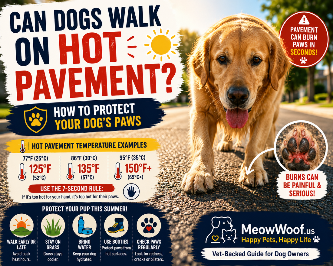 Can Dogs Walk on Hot Pavement? How to Protect Your Dog's Paws