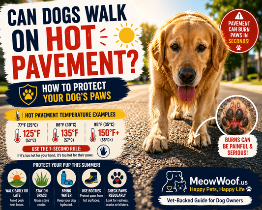 Can Dogs Walk on Hot Pavement? How to Protect Your Dog's Paws
