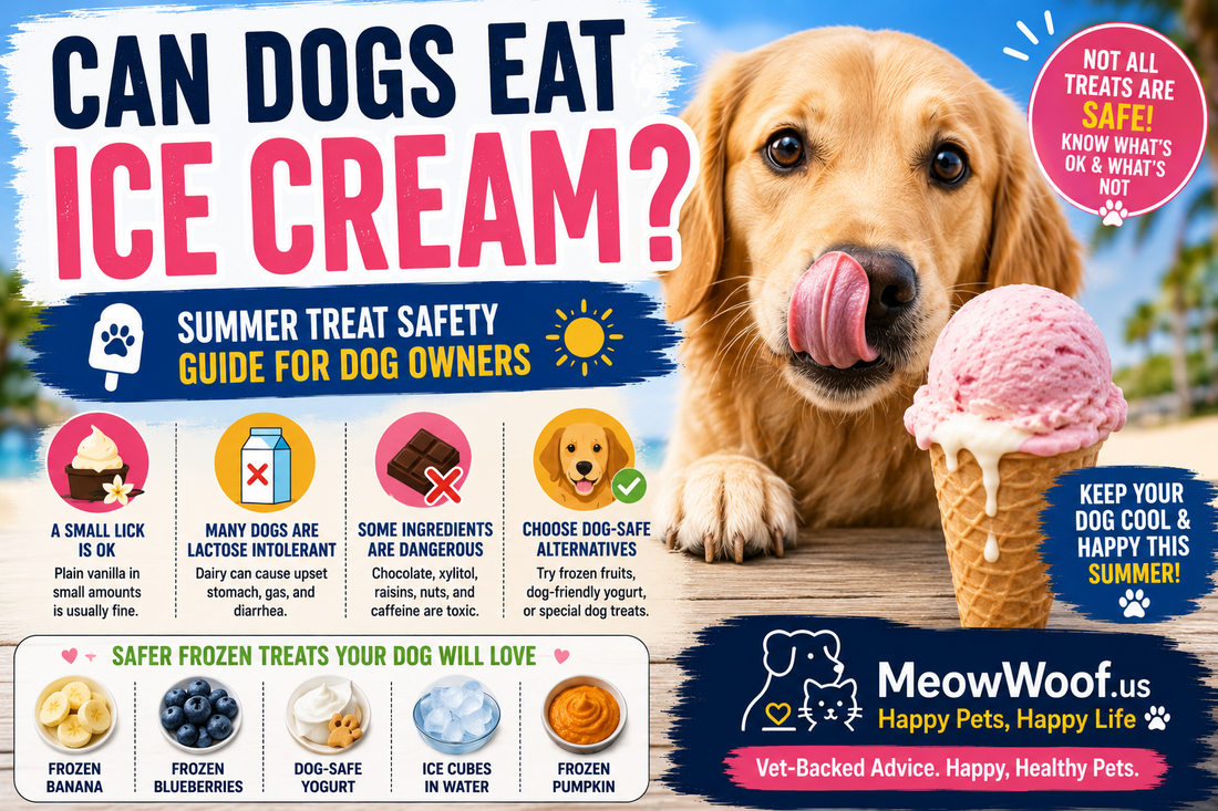 Can Dogs Eat Ice Cream? Summer Treat Safety Guide for Dog Owners - MeowWoof