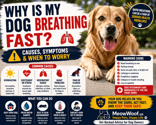 Why Is My Dog Breathing Fast? Causes, Symptoms & When to Worry - MeowWoof