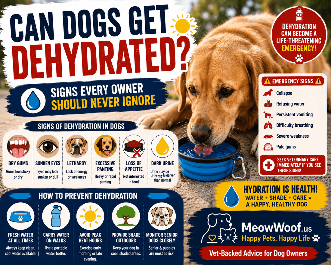 Can Dogs Get Dehydrated? Signs Every Owner Should Never Ignore - MeowWoof