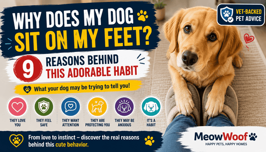 Why Does My Dog Sit on My Feet? 9 Reasons Behind This Adorable Habit - MeowWoof