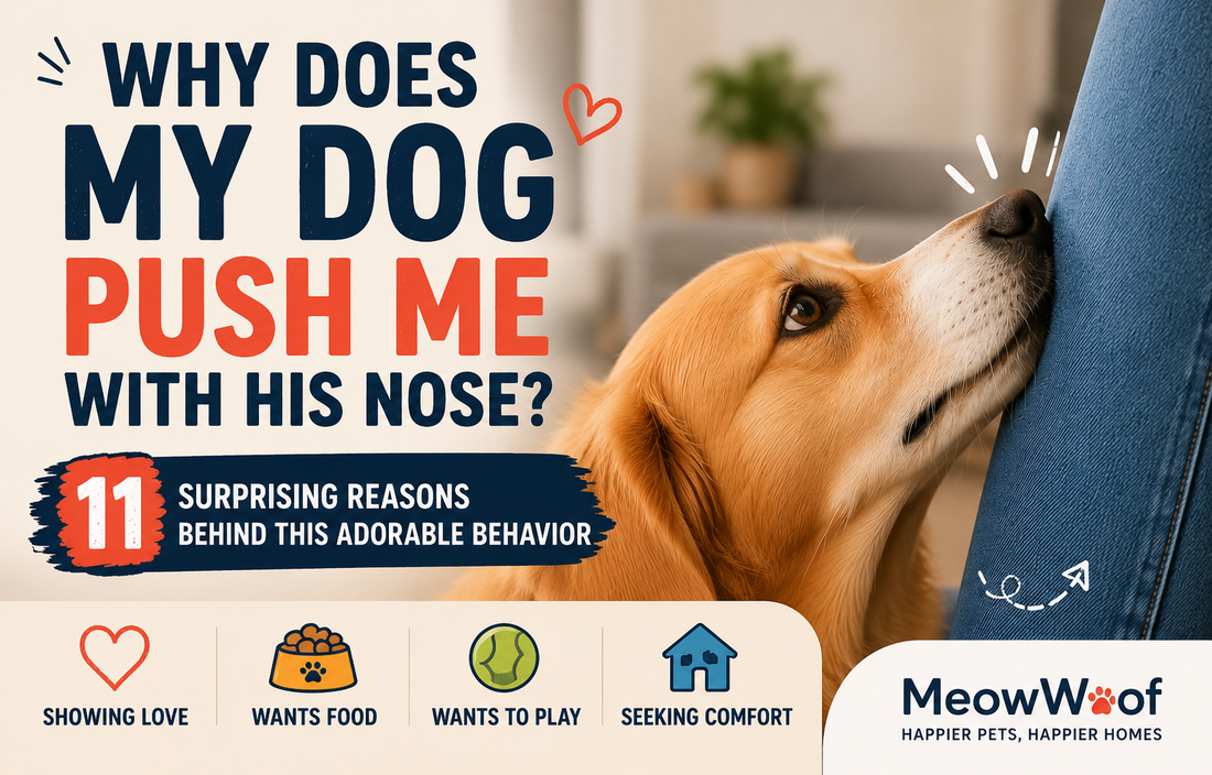 Why Does My Dog Push Me With His Nose? 11 Surprising Reasons Behind This Adorable Behavior