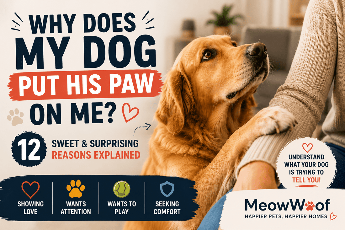 Why Does My Dog Put His Paw on Me? 12 Sweet and Surprising Reasons Explained - MeowWoof