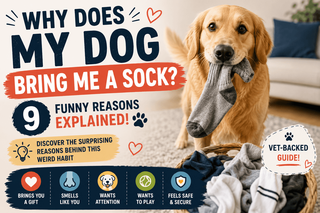 Why Does My Dog Bring Me a Sock? 9 Funny Reasons Behind This Weird Habit - MeowWoof