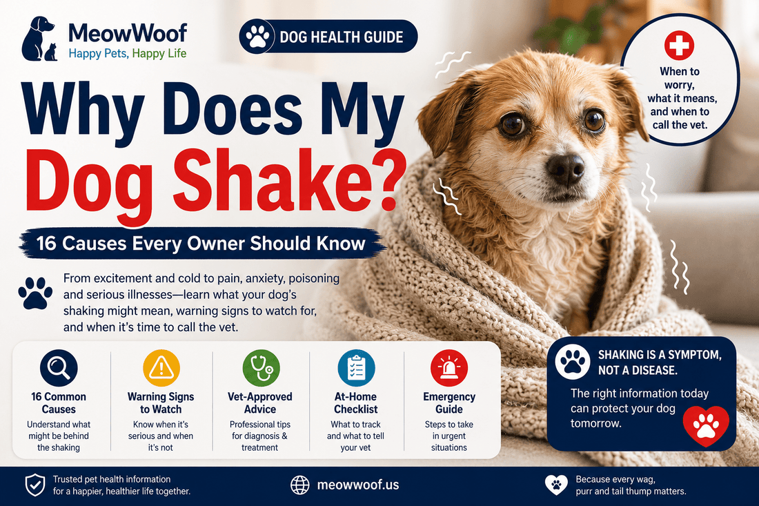 Why Does My Dog Shake? 16 Causes Every Owner Should Know - MeowWoof