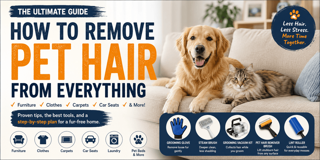 How to Remove Pet Hair From Everything: Furniture, Clothes, Carpets & Car Seats - MeowWoof