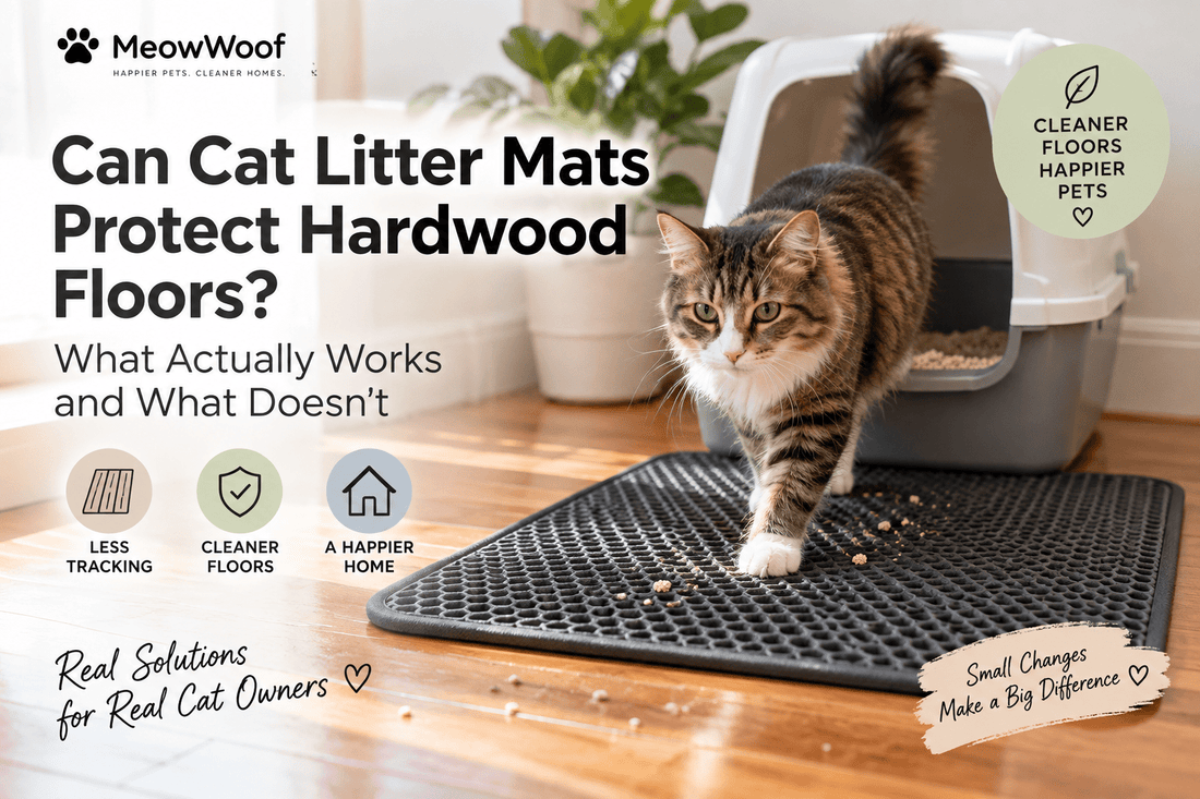 Can Cat Litter Mats Protect Hardwood Floors? What Actually Works and What Doesn't - MeowWoof