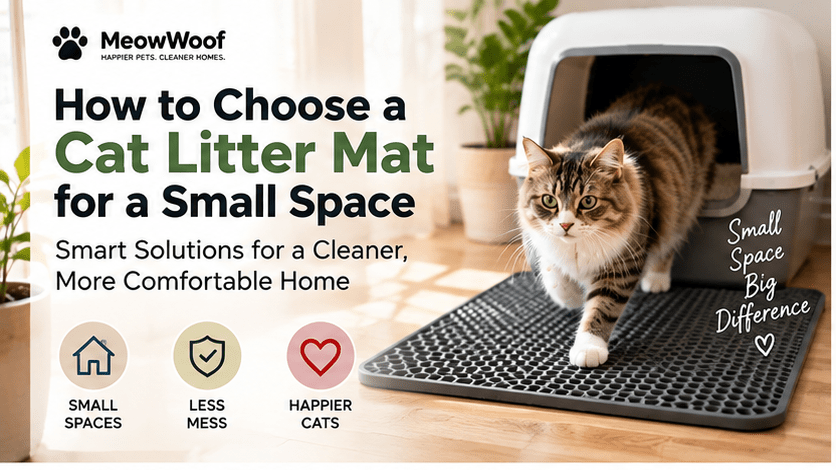 Best Cat Litter Mat for Small Spaces: Size & Placement Guide - MeowWoof