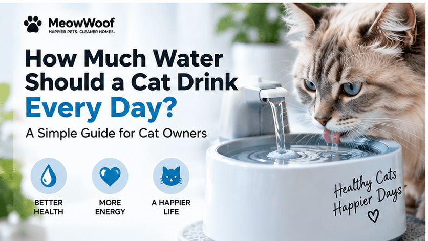 How Much Water Should a Cat Drink Every Day? Daily Amount, Signs & Fountain Tips - MeowWoof