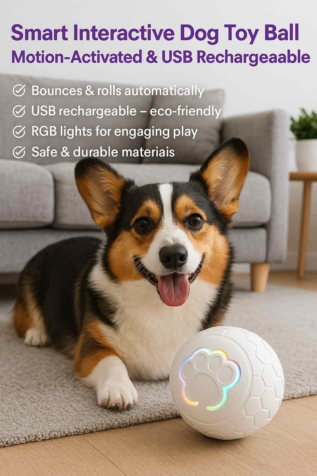 Smart Dog Toy Ball