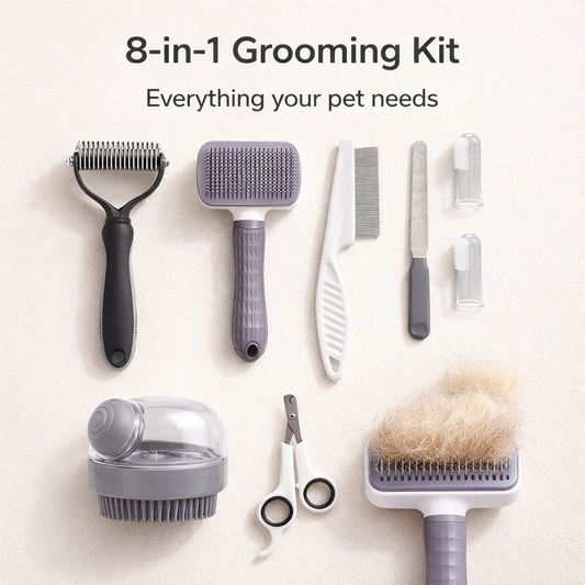 👉 All-in-One Pet Grooming Kit – Stop Shedding Fast