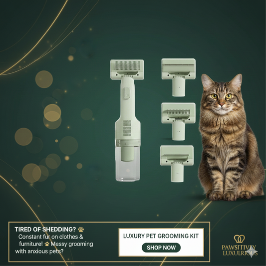 Pet Grooming Vacuum Kit with 5 Brushes | Low Noise