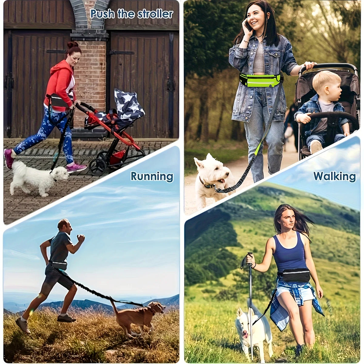 Hands-Free Dog Leash for Running, Walking & Hiking | MeowWoof