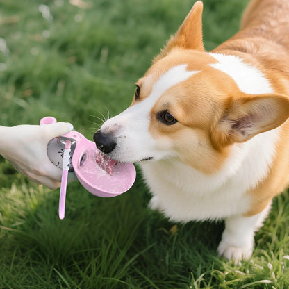 Portable Dog Water Bottle for Walks & Travel
