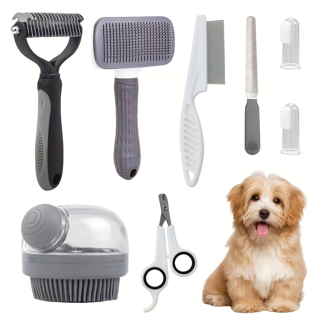 👉 All-in-One Pet Grooming Kit – Stop Shedding Fast
