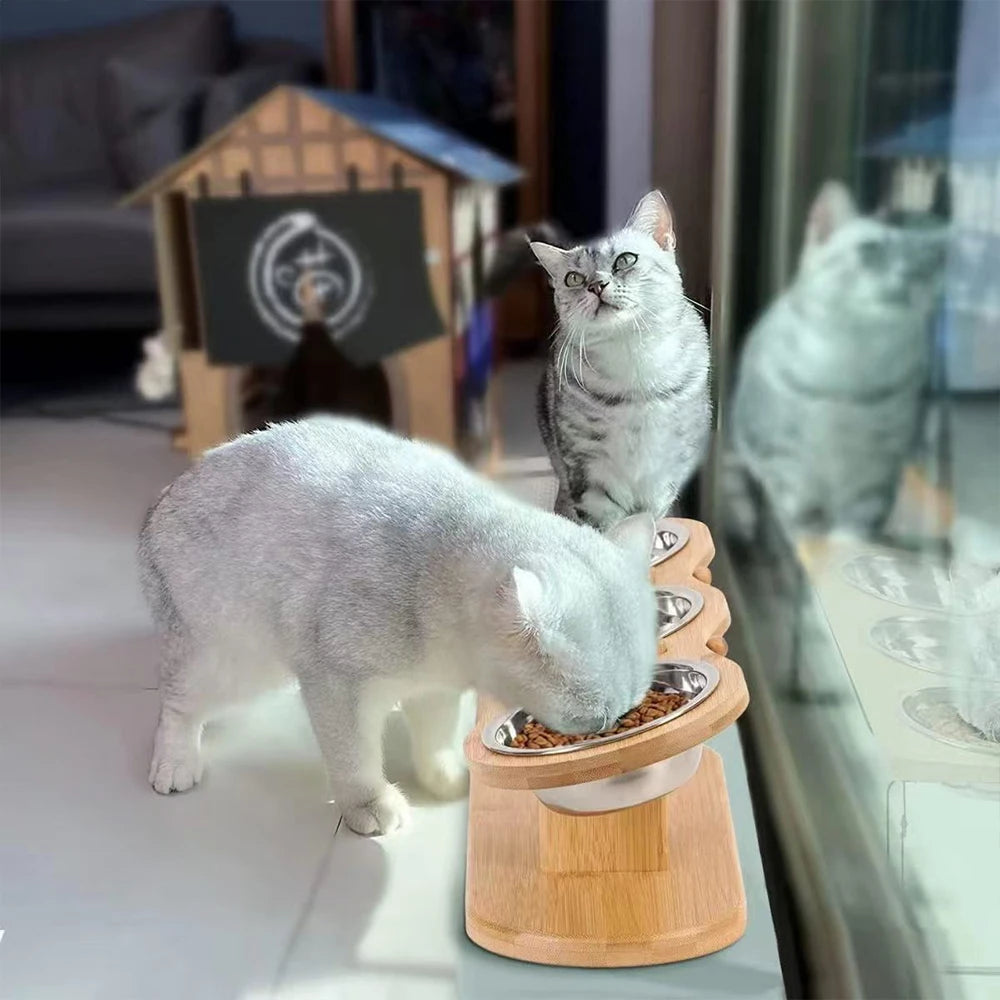 Elevated Cat Bowl Feeder – Comfortable & Healthy Feeding