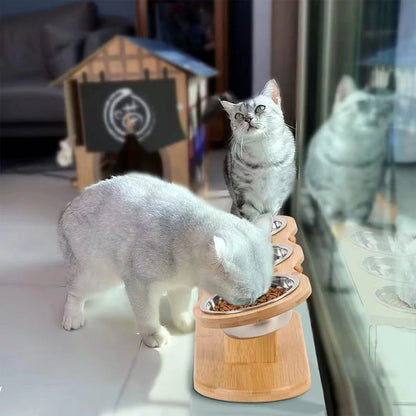 Elevated Cat Bowl Feeder – Comfortable & Healthy Feeding