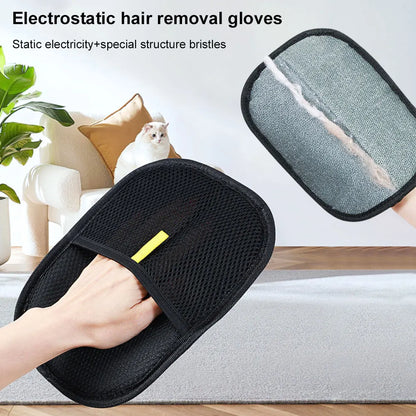 Pet Hair Remover Grooming Glove – Effortless Deshedding for Dogs & Cats