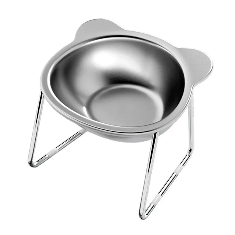 Raised Cat Bowl for Healthier Feeding Position